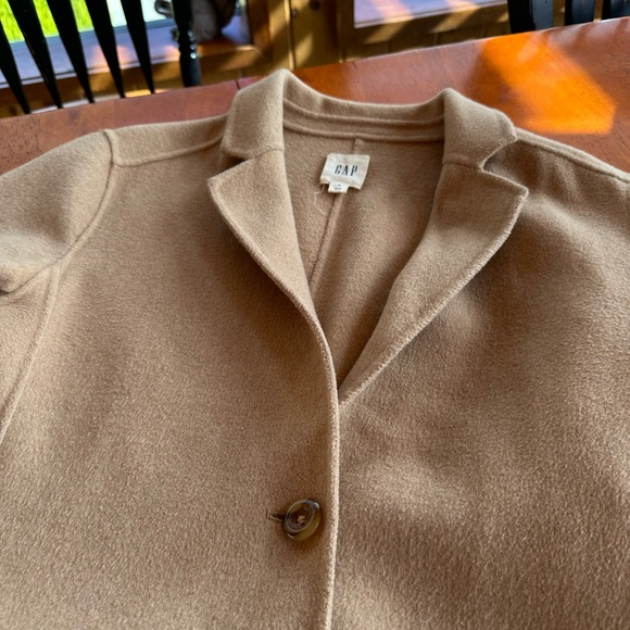 GAP Camel wool blend Coat - Picture 3 of 8
